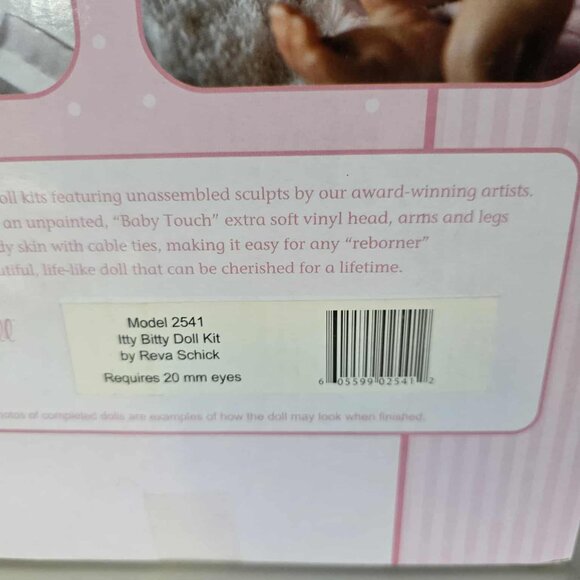 NWT Middleton Doll Reborn Baby "Itty Bitty Doll Kit" by Reva Schick #2541 - Picture 13 of 14